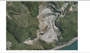 Aerial view showing quarry_poly