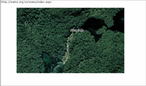 Aerial view showing waterfall_poly