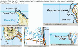 Map image showing beacon_pnt