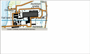 Map image showing chimney_pnt
