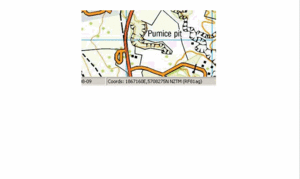 Map image showing pumice_pit_poly